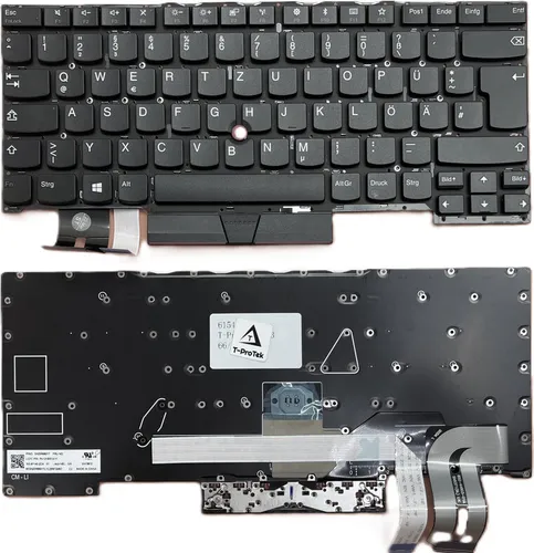 DEUTSCHE-Tastatur Keyboard Schwarz mit Trackpoint für Lenovo ThinkPad L490 20Q500E2GE