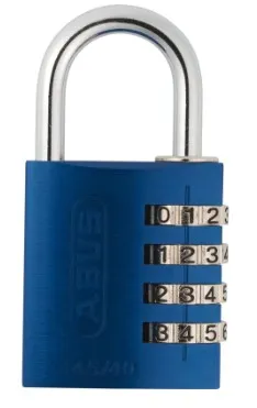 ABUS Zahlenschloss 145 Farbe: Blau|Größe: 145/40