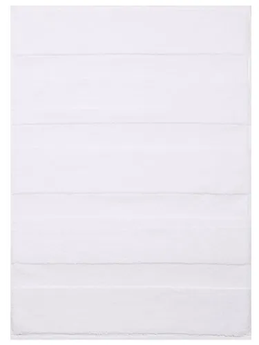 Betz Badvorleger Badematte Badteppich Duschvorleger Frottee Deluxe Größe 50x68 cm Qualität 680 g/m² 100% Baumwolle Farbe weiß