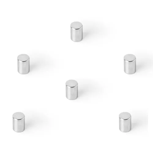 Strong Magnets Neodym Magnet - Rund 4 x 5 mm - 50 Stück - Extra stark, hält bis 612 g - Für Magnettafel, Kühlschrank, Whiteboard, Pinnwand, Büro