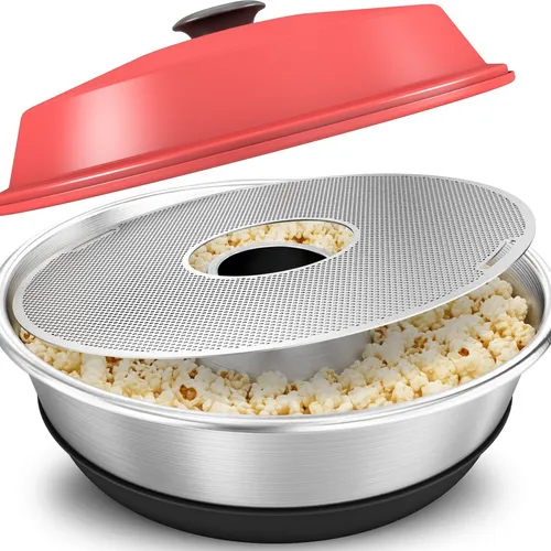 Popcorn Einsatz für Omnia Camping-Backofen, Popcorn Stopper aus Edelstahl