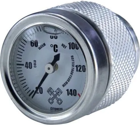 Ölthermometer für Yamaha BT FZ FZS XJ XV XVS YZF – HOTTER THAN YOUR MUM - Sonstige KFZ-Ersatzteile mit exklusiver verbaler Skalierung, ideal für individuelle Anpassung und Spaß an Ihrer Yamaha.