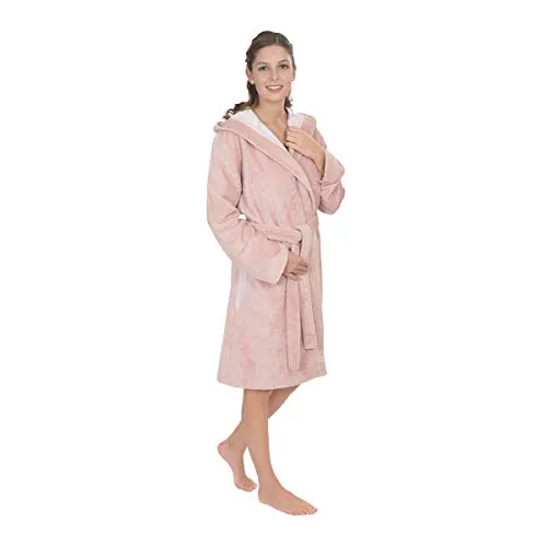 WeWo fashion Damen Kapuzenmantel 6121 Rose, M in pink von WewoFashion by Otto Werner