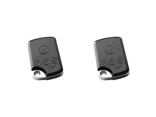 2x Wisniowski 4-Befehl Handsender Pulsar io 868,95 MHz + 2 Stück ADAMS Schlüsselanhänger/Einkaufschip