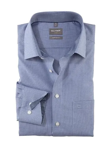 OLYMP Businesshemd Luxor modern fit blau 45 von Olymp