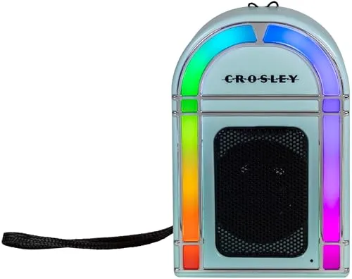 Crosley Mini Jukebox Tragbarer Bluetooth-Lautsprecher mit 8H + Spielzeit