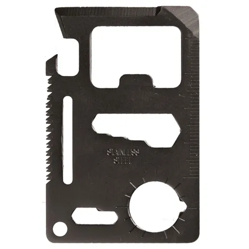 MIL-TEC® Survival Tool Schwarz mit Hülle