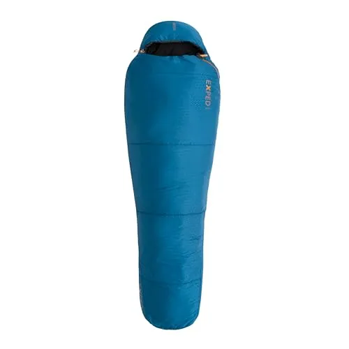Exped Deepsleep 5C 45F - Leichter Kunstfaserschlafsack - Schlafsack aus 100% rezykliertem Polyester, ideal für Rucksacktouren. Mit 3D-Fussbox und Kompressions-Packsack bietet er optimalen Komfort und gute Isolation auch bei Nässe.