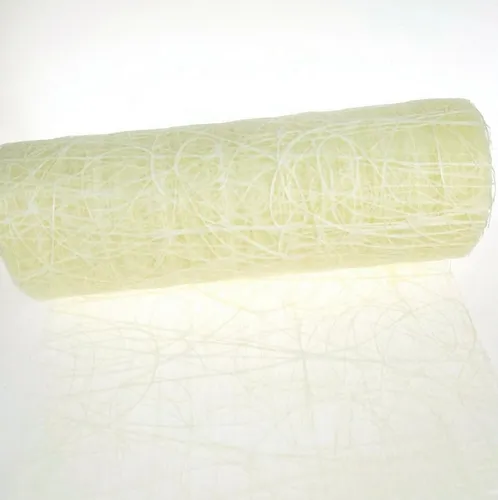 Deko AS Tischläufer Dekoweb® Tischläufer - helles Pastellgelb - 300mm - 5m - - 54-300-5- (1-tlg, 1 Rolle Tischläufer), Strapazierfähig