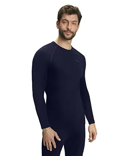 FALKE Herren Baselayer-Shirt Maximum Warm Round Neck M L/s - Funktionsunterwäsche für maximale Wärme und Trockenheit im Winter; ideal für Sportarten wie Laufen, Radfahren und Ski; atmungsaktiv, feuchtigkeitsregulierend und geruchshemmend.