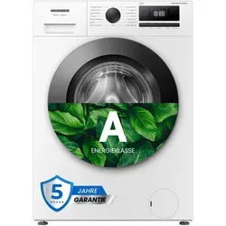 Heinner HWM-HME7012IVSM Schlanke Waschmaschine 7 kg, 1200 U/min, Allergiedampf, , Weiß - Weiß