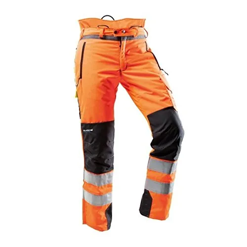 Pfanner Warnschutz Schnittschutzhose Ventilation XL - Sichtbare Sicherheit - Arbeitshosen mit Belüftung und EN471 Klasse 1, ideal für maximale Sichtbarkeit und Komfort bei der Arbeit.