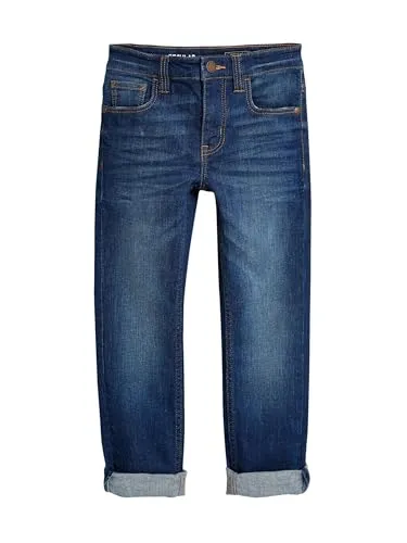 NEXT Jungen Five-Pocket-Jeans im Regular-Fit Blau - 10 Jahre - Jungen-Jeanshosen mit Stretch für optimalen Tragekomfort und Bewegungsfreiheit, ideal für den aktiven Alltag.