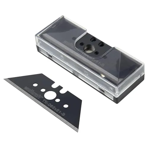 wolfcraft Trapezklingen PRO SHARP 61 mm in schwarz von wolfcraft