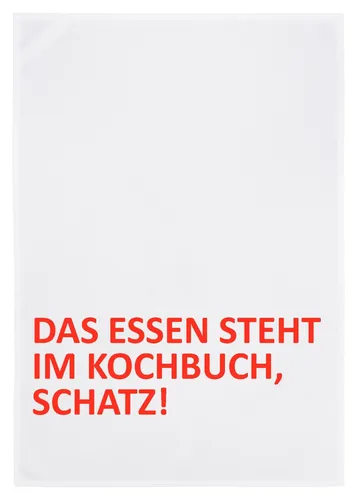Geschirrtuch 17;30 Hamburg 100% Baumwolle Sprüche Humor  Zitate 50x70cm Kochbuch