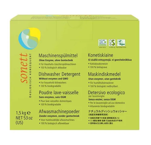 Sonett Maschinenspülmittel Packung 1,5kg Geschirrspülmittel
