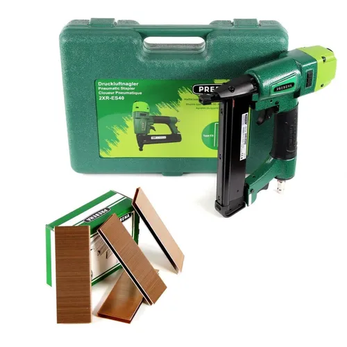 Prebena Druckluft-Nagler 2XR-ES40 im Transportkoffer von Prebena