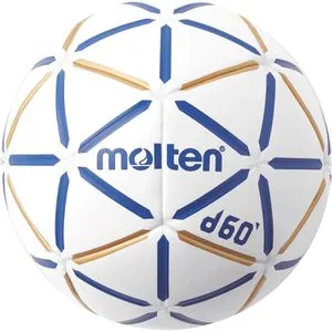 Molten Handball d60, H3D4000-BW - Größe 3, Trainingsball für Herren & Jugend - Handball, ideal für Training ohne Harz. Mit innovativer, schweißabsorbierender Oberfläche für besten Grip und hervorragende Sprung- und Dämpfungseigenschaften.