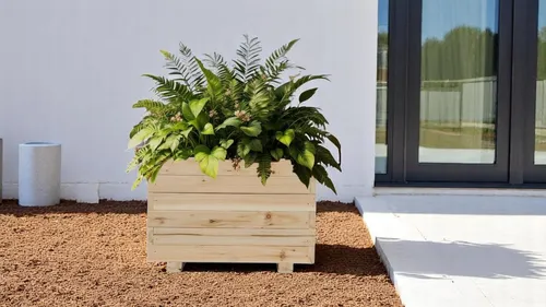 Quadratischer Hochteich mit Folie, 48 x 48 x 33 cm