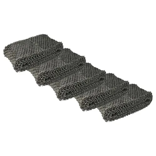 vhbw 5x Filter kompatibel mit Philips HU4813, HU4816, HU4813/10, HU4816/10, HU4814/10 Luftbefeuchter - Luftfilter, Vliesfilter, Grau