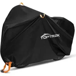 Toptrek Fahrradabdeckung 210D Oxford-Gewebe - Wasserdichte Fahrradabdeckung aus strapazierfähigem 210D Oxford-Gewebe, idealer Schutz für Ihr Fahrrad bei jedem Wetter.