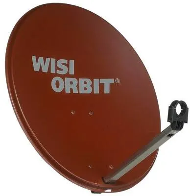 Wisi OA 36 I Offset-Antenne, Ø 60 cm - SAT-Antenne mit 60 cm Durchmesser aus robustem Aluminium, rotbraun lackiert für einfache Montage an Masten oder Wandhalterungen.