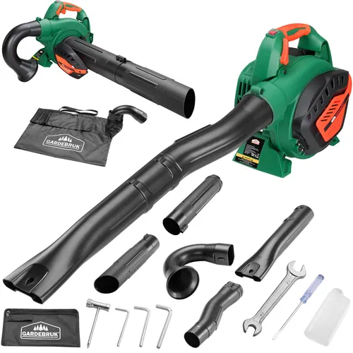 Gardebruk Laubsauger Laubbläser Benzin 4in1 Häcksler Laubhäcksler Garten Gebläse