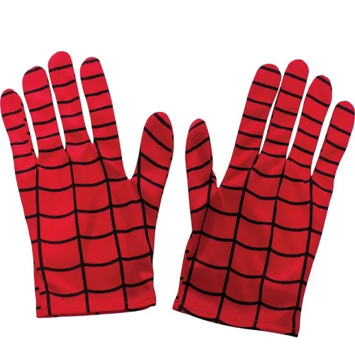 Rubie’s Offizielles Kostümzubehör Spider-Mans Handschuhe - Marvel für Erwachsene, Einheitsgröße, rot, perfektes Accessoire für Halloween oder Kostümpartys