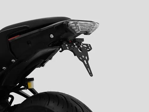 ZIEGER Kennzeichenhalter Pro für Yamaha Tracer 7 - Motorradzubehör, stabil und E-geprüft, inkl. Montageset und Blinkerhalter für eine sichere und einfache Montage.