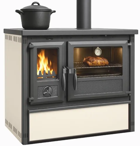 Outdoor-Küchenofen Forno - creme - 6 kW für Garten und Terrasse - Genießen Sie gesellige Abende im Freien mit dem Outdoor-Küchenofen Forno. Seine effektive Wärmeverteilung und das geräumige Backfach ermöglichen gemütliches Kochen und Backen, unabhängig von Strom oder Gas.