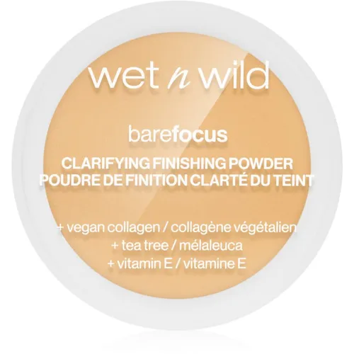 Wet n Wild BareFocus Clarifying Finishing Powder mattierendes Puder Farbton Light/Medium 6 g