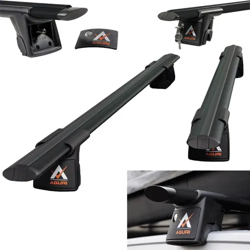 Alu Schwarz Dachträger für Audi A6 C7 Avant 2011-2018