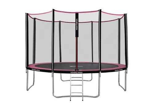 VENDOMNIA Fitnesstrampolin 366 cm mit Sicherheitsnetz und Leiter - Das 366 cm große Gartentrampolin bietet Spaß für die ganze Familie. Inklusive Sicherheitsnetz und Leiter für einfachen Zugang. Fördert die Bewegung und sorgt für ein tolles Sprungerlebnis im Freien. Wählen Sie Ihre Farbe!