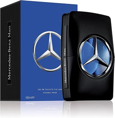 Mercedes Benz Man (Blue) Edt Spray 100ml - Herrendüfte mit maskulinem Charme, kombiniert frische Birne und Ambrette mit holzigen Noten für ein selbstbewusstes Dufterlebnis, ideal für den modernen Mann.