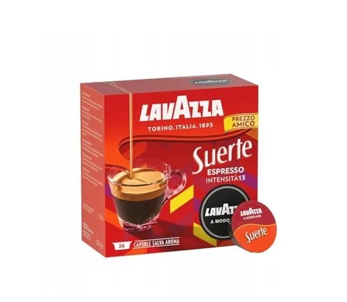 Suerte Espresso Kaffeekapseln 36 Stück - Lavazza