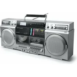 MUSE M-380GBS Retro Kassetten Boombox - mit CD-Player, Bluetooth und FM-Radio für vielseitigen Musikgenuss