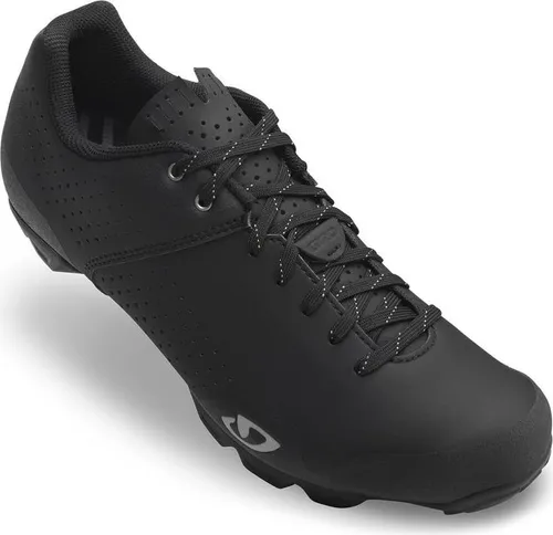 Giro Privateer Lace MTB-Schuhe Schwarz EU 46 - Hochwertige MTB-Schuhe aus atmungsaktiver Mikrofaser mit schnittfestem Zehen- und Fersenbereich. Ideal für raues Gelände und tägliche Abenteuer, bietet hervorragenden Grip und Halt auf Trails.