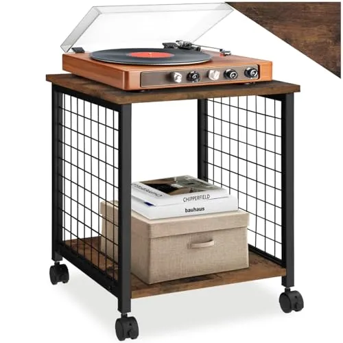 TecTake Beistelltisch Gary 40x40cm in braun von tectake