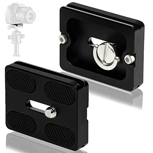 Stativ Schnellwechselplatte Adapter PU50 Quick Release Plate Kamera Schnellwechselplatte mit 1/4