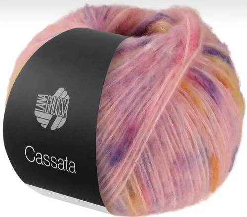 REST! CASSATA Lana Grossa 50g Fb. 02 rosé watteweich PORTOFREI kg/130€