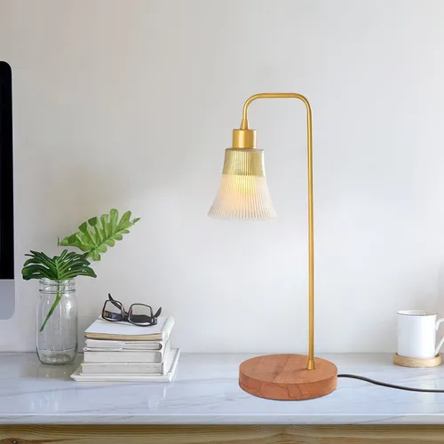 Opviq Foca NOR Gold Schreibtischlampe