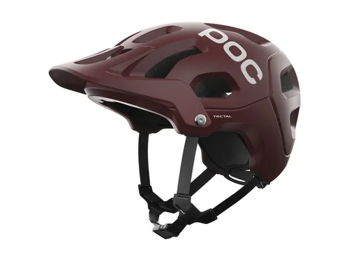 POC Tectal Fahrradhelm – Größe 51-54CM, rot - Fahrradhelme für MTB Trailriding mit vergrößerter Schutzfläche, optimierter Belüftung und Recco Reflektor für zusätzliche Sicherheit.