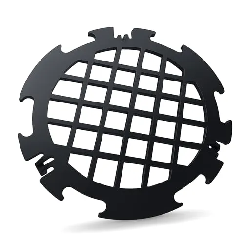 Becker Design® Grillrost & Grilleinsatz für Feuerplatte ⌀ 20cm (MADE IN EUROPE) Schwarz
