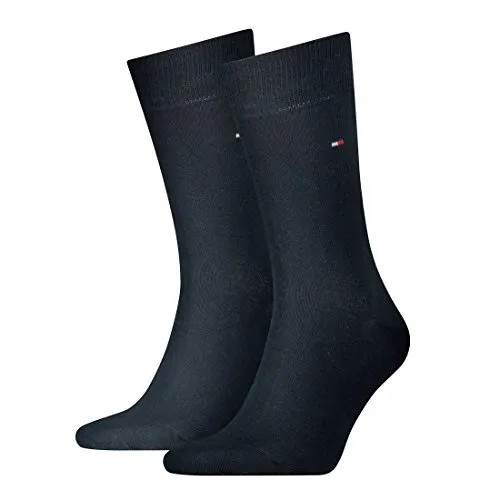Tommy Hilfiger Herren Classic Socken, Marineblau, 47-49 EU von Tommy Hilfiger