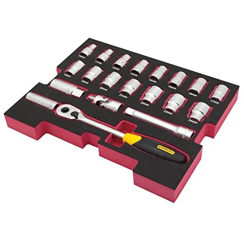 Stanley FatMax 20-tlg. Pro-Stack Einlage-Set FMHT0-74297 - Werkzeug-Sets, ideal für die Organisation und Aufbewahrung in der Pro-Stack Box IV, mit umfassendem Zubehör für vielseitigen Einsatz.