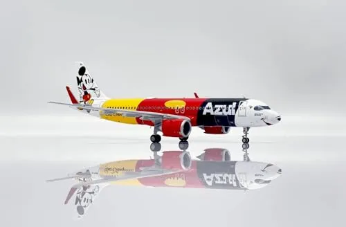 Limox JC Wings Airbus A320neo Azul Mickey Mouse NAS nuvens PR-YSH 1:200 Modellflugzeug