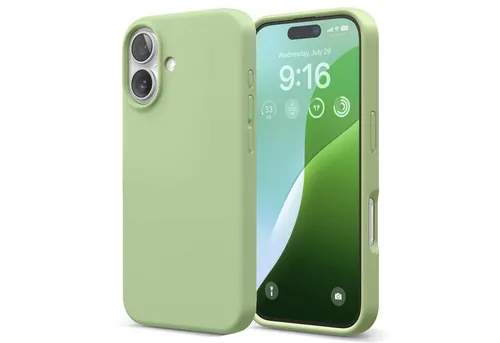 CoolGadget Handyhülle Silikon Colour Series Slim Case für Apple iPhone 17 6,3 Zoll, Hülle weich Handy Cover für iPhone 17 Schutzhülle Innenfleece