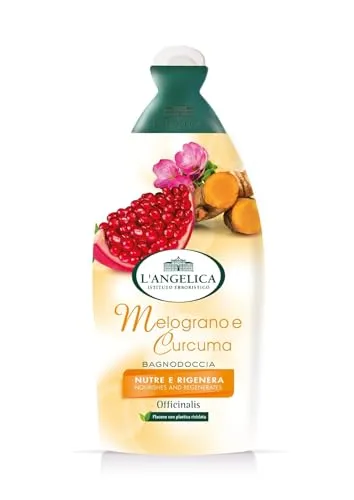 L'Angelica Nutre und Rigenera Duschbad mit >Granatapfel und Kurkuma, 500 ml