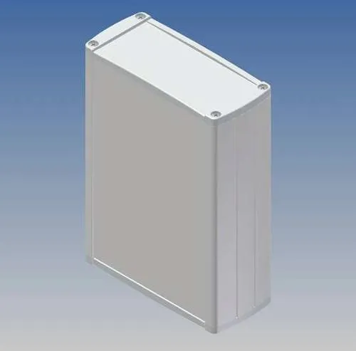 TEKO TEKAL 32.30 Universal-Gehäuse - Hochwertiges Aluminium-Gehäuse mit zwei ABS-Abschlussdeckeln und integrierten Führungsrippen, ideal für individuelle PCB-Lösungen.