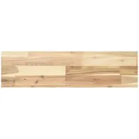 vidaXL Tischplatte 100x20x4 cm aus massivem Akazienholz - Zubehör für Möbel: Hochwertige, unbehandelte Tischplatte aus robustem Akazienholz, ideal für individuelle Gestaltungen und leicht zu reinigen.